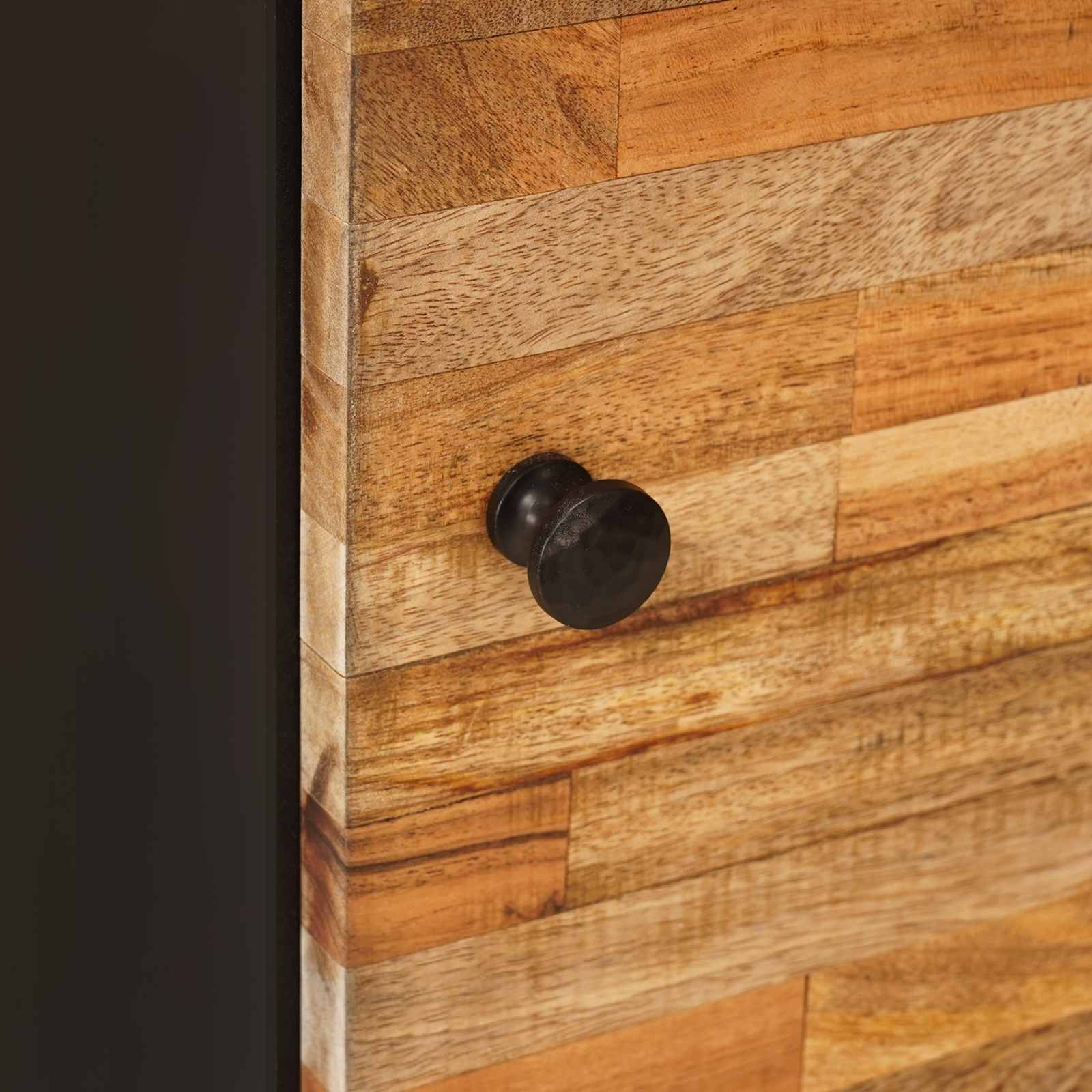 Ντουλάπι Μπάνιου Φυσικό 38 x 33 x 58 εκ. Στερεό ξύλο μάνγκο - Pakobazaar