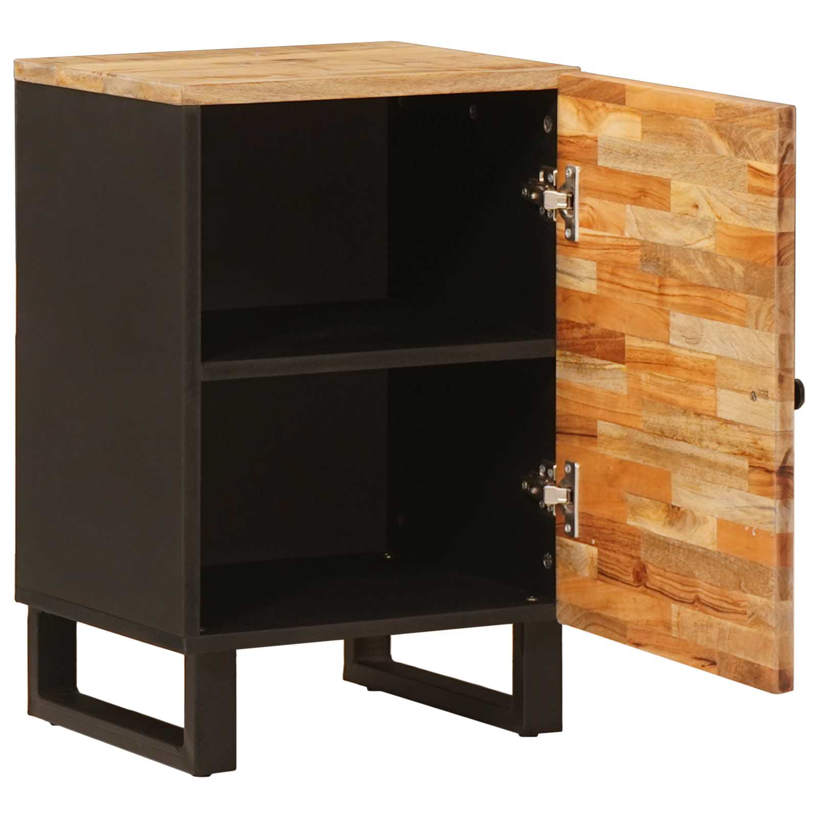 Ντουλάπι Μπάνιου Φυσικό 38 x 33 x 58 εκ. Στερεό ξύλο μάνγκο - Pakobazaar