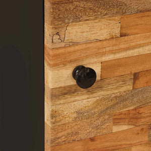 Βοηθητικό ντουλάπι Καφέ 40 x 33 x 75 εκ. Στερεό ξύλο μάνγκο - Pakobazaar