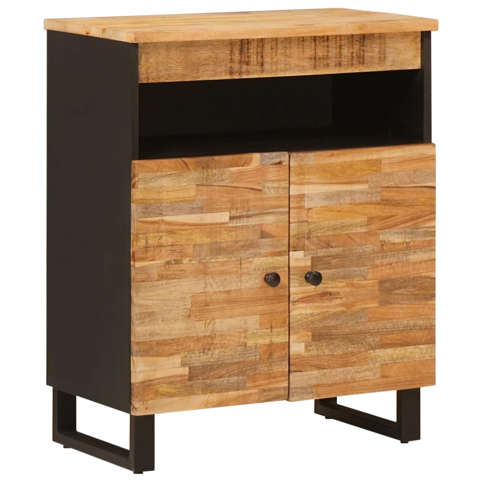 Βοηθητικό ντουλάπι Καφέ 60 x 33 x 75 cm Στερεό ξύλο μάνγκο - Pakobazaar