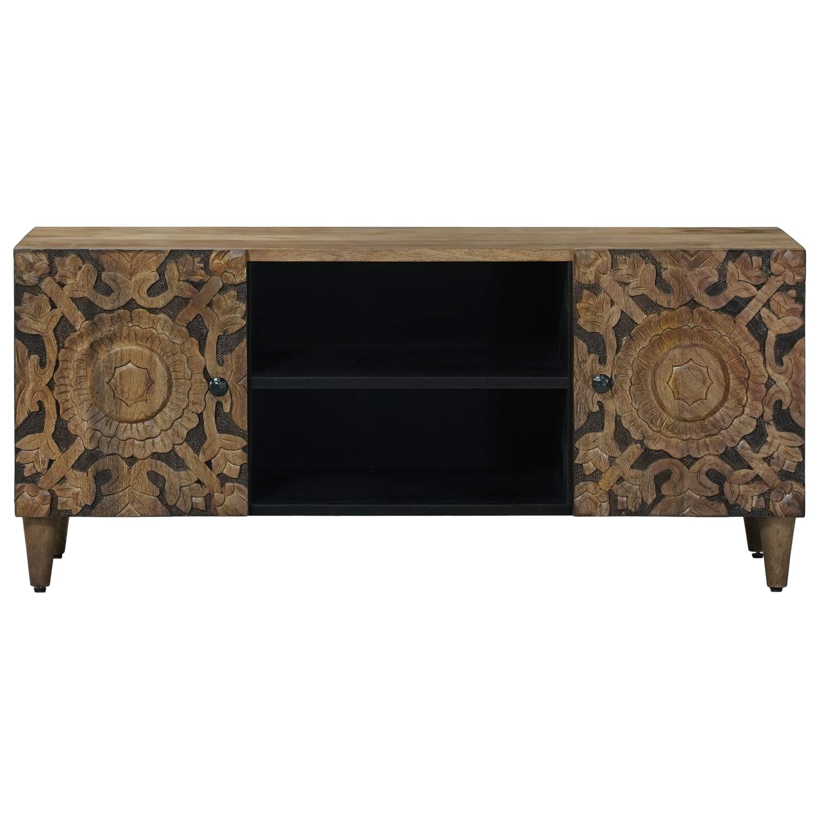 Ντουλάπι TV Καφέ 105 x 33,5 x 46 εκ. Στερεό ξύλο μάνγκο - Pakobazaar