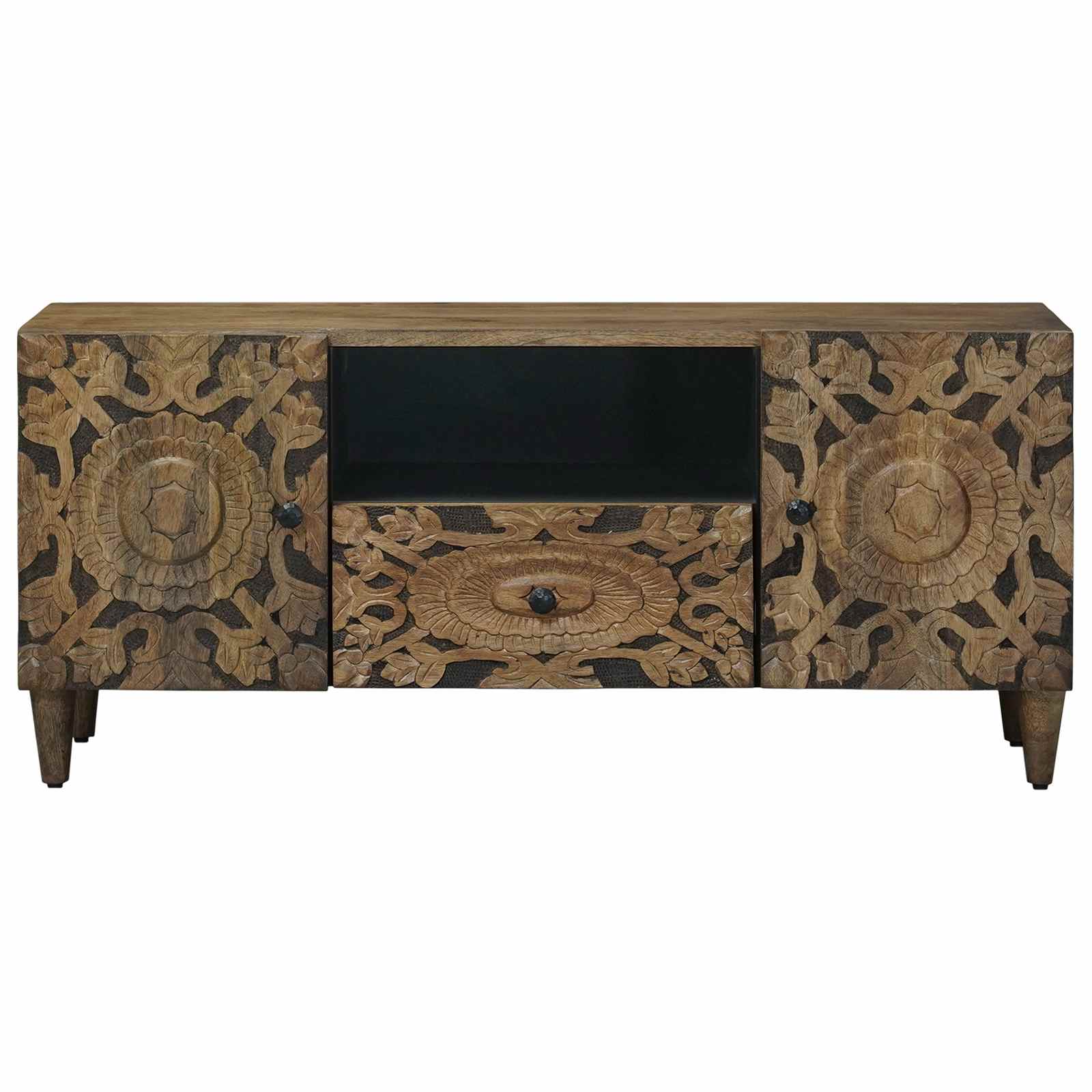 Ντουλάπι TV Καφέ 105 x 33,5 x 46 εκ. Στερεό ξύλο μάνγκο - Pakobazaar