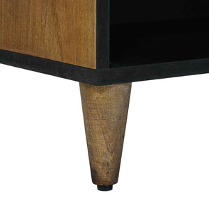 Ντουλάπι TV με ράφι Καφέ 80 x 31,5 x 46 cm Στερεό ξύλο μάνγκο - Pakobazaar