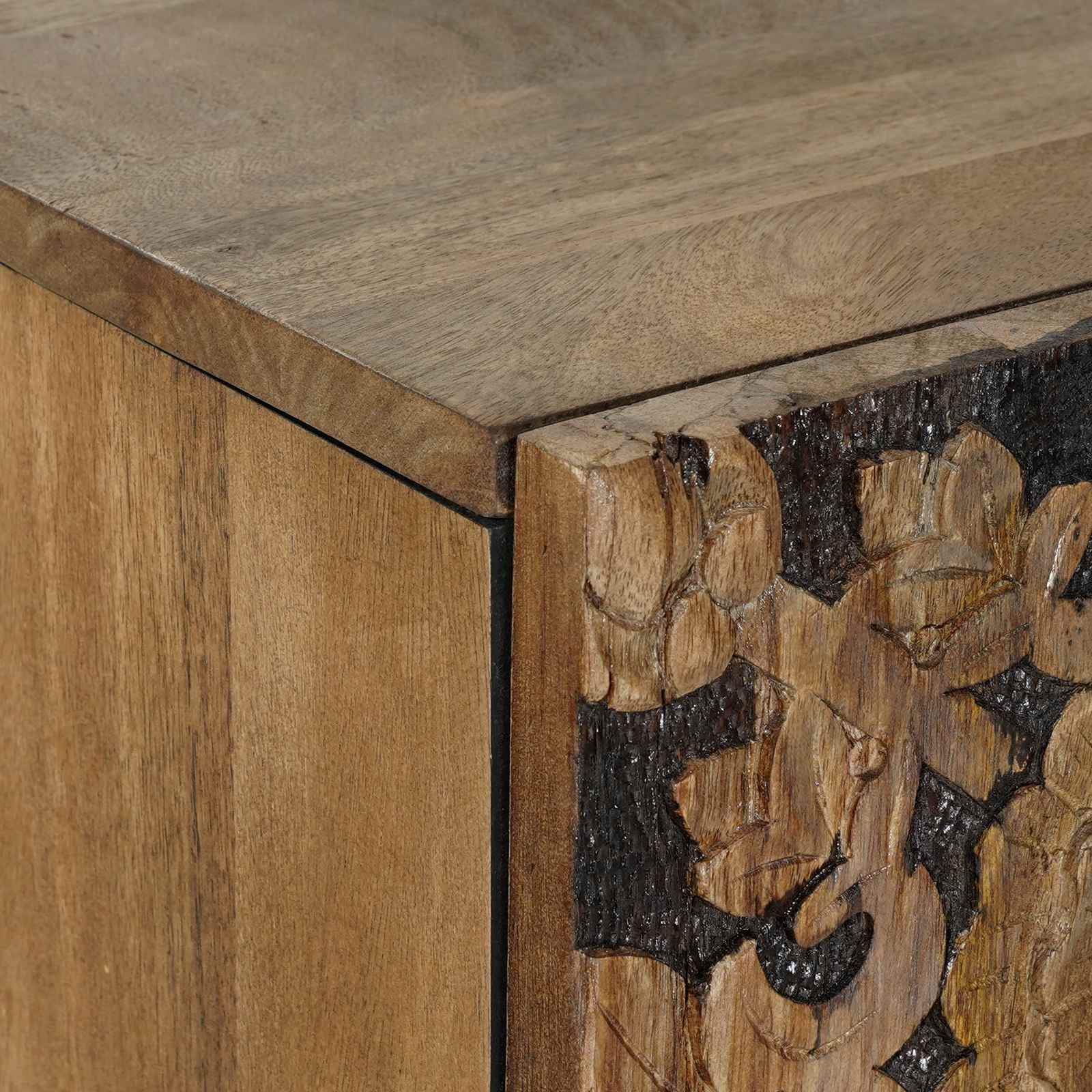 Ψηλή Επιφάνεια Καφέ 60 x 33,5 x 100 εκ. Στερεό ξύλο μάνγκο - Pakobazaar