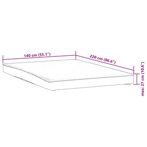 Προστατευτικό στρώματος Λευκό 140x220 εκ. Αδιάβροχο - Pakobazaar