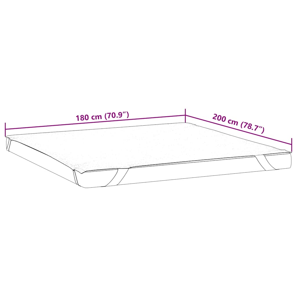 Προστατευτικό στρώματος Λευκό 180x200 εκ. Αδιάβροχο - Pakobazaar