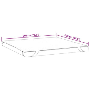 Προστατευτικό στρώματος Λευκό 200x220 εκ. Αδιάβροχο - Pakobazaar