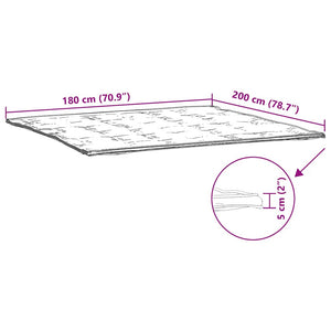 Προστατευτικό στρώματος Λευκό 180x200 εκ. - Pakobazaar