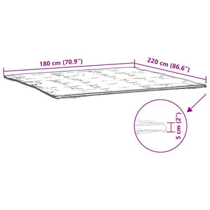 Προστατευτικό στρώματος Λευκό 180x220 εκ. - Pakobazaar