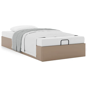 Οθωμανικό κρεβάτι χωρίς στρώμα Cappucino 80x200 cm Faux Leather