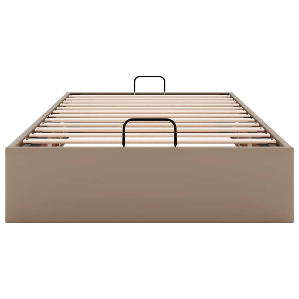 Οθωμανικό κρεβάτι χωρίς στρώμα Cappucino 80x200 cm Faux Leather