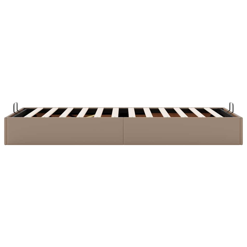 Οθωμανικό κρεβάτι χωρίς στρώμα Cappucino 80x200 cm Faux Leather