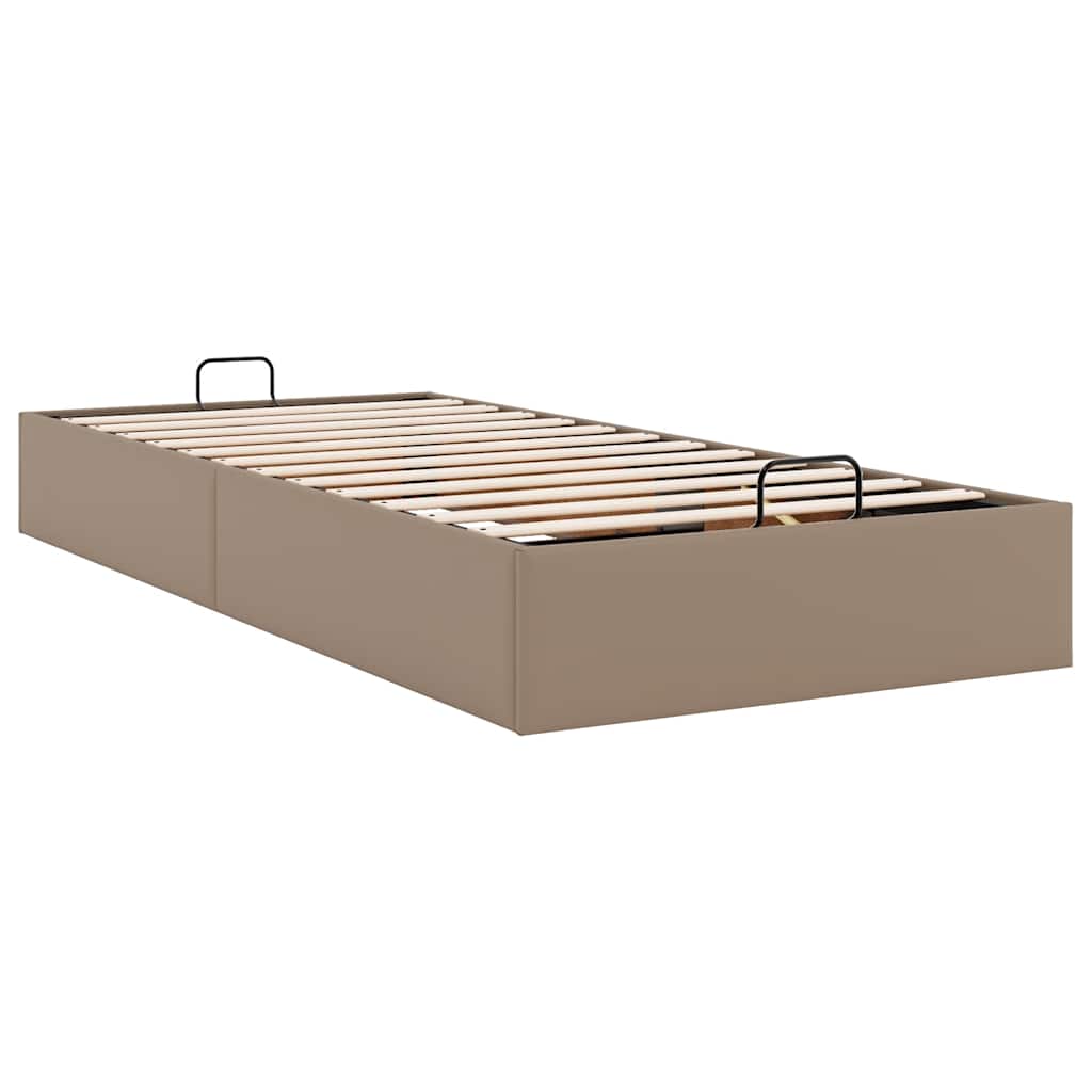 Οθωμανικό κρεβάτι χωρίς στρώμα Cappucino 80x200 cm Faux Leather