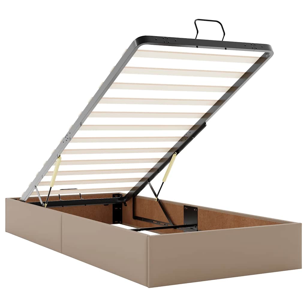 Πλαίσιο κρεβατιού οθωμανικού κρεβατιού χωρίς στρώμα Λευκό