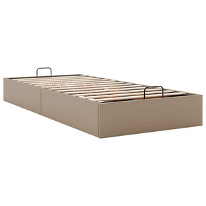 Οθωμανικό κρεβάτι χωρίς στρώμα Cappucino 80x200 cm Faux Leather