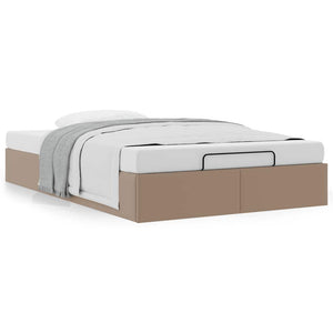 Οθωμανικό κρεβάτι χωρίς στρώμα Cappucino120x190 cm Faux Leather