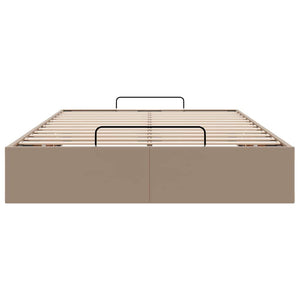 Οθωμανικό κρεβάτι χωρίς στρώμα Cappucino120x190 cm Faux Leather