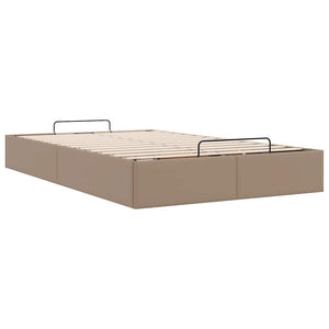 Οθωμανικό κρεβάτι χωρίς στρώμα Cappucino120x190 cm Faux Leather