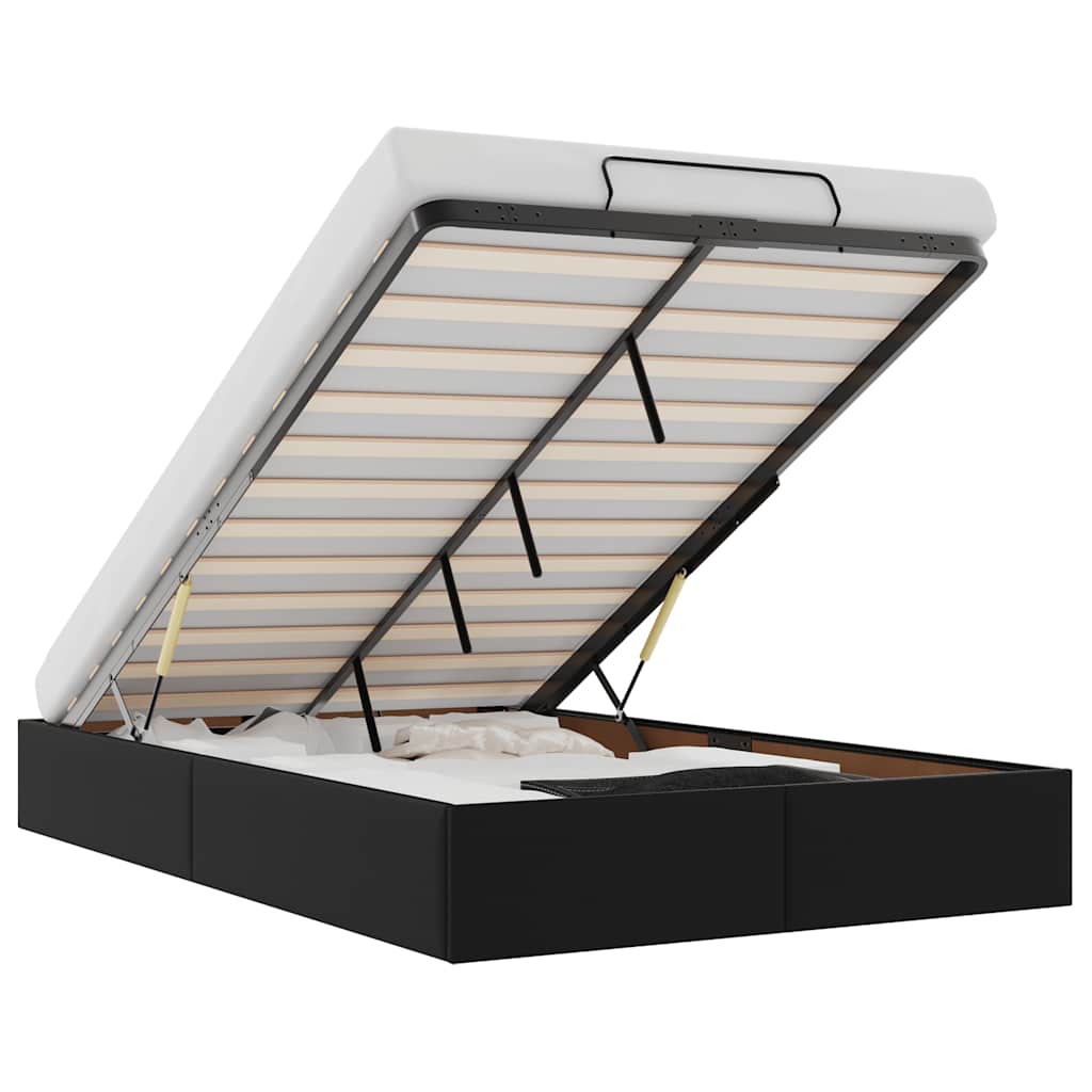 Πλαίσιο κρεβατιού οθωμανικού κρεβατιού χωρίς στρώμα Λευκό