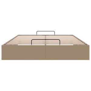 Οθωμανικό κρεβάτι χωρίς στρώμα Cappucino 80x200 cm Faux Leather