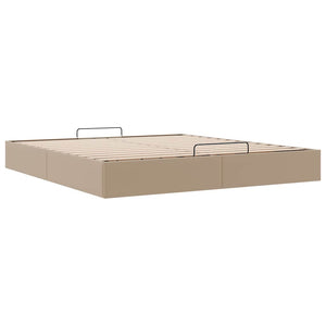 Οθωμανικό κρεβάτι χωρίς στρώμα Cappucino 80x200 cm Faux Leather