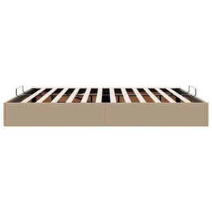 Οθωμανικό κρεβάτι χωρίς στρώμα Cappucino 80x200 cm Faux Leather