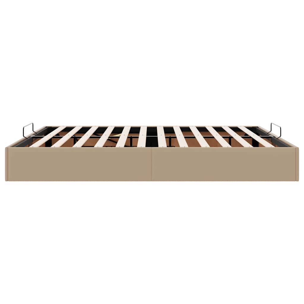 Οθωμανικό κρεβάτι χωρίς στρώμα Cappucino 80x200 cm Faux Leather