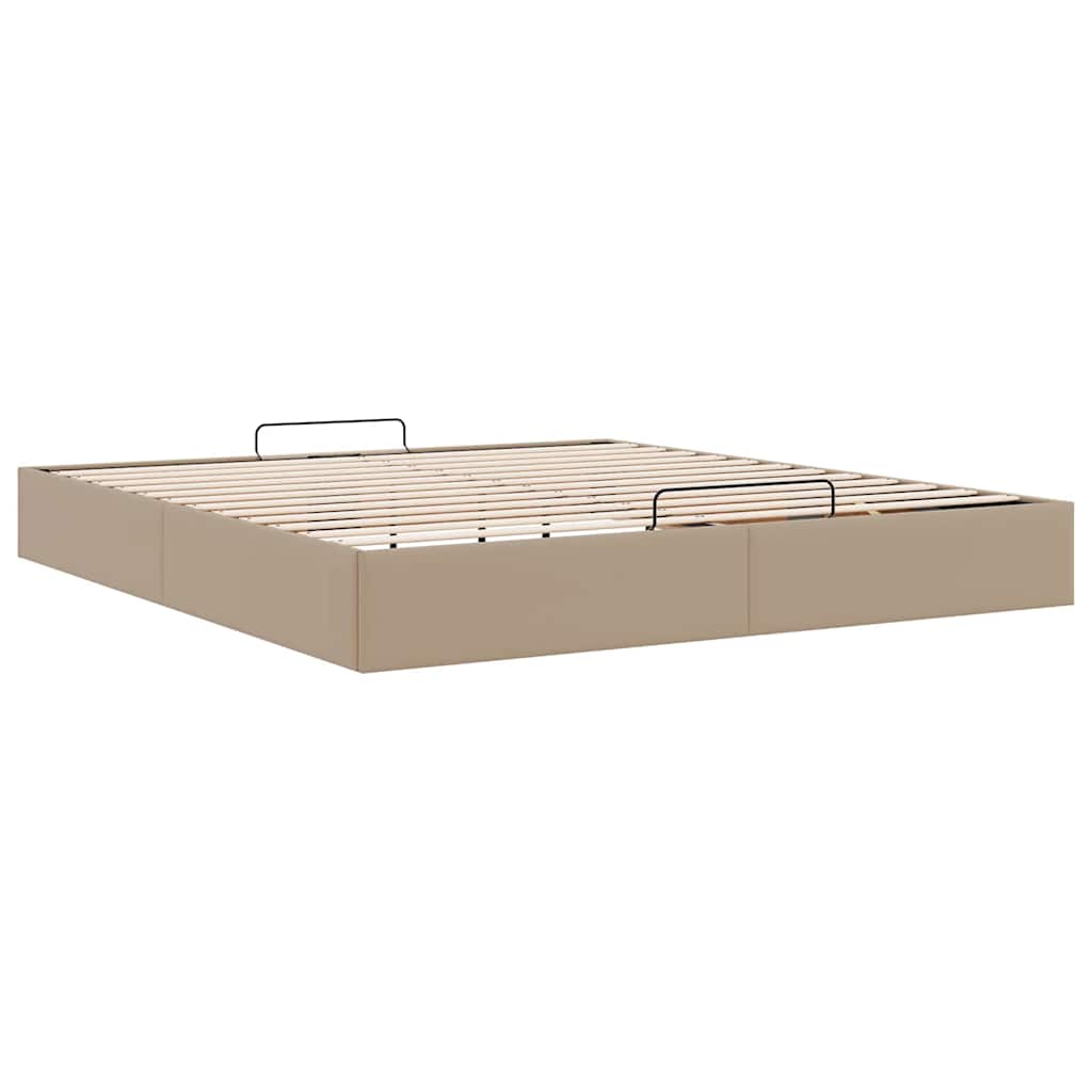 Οθωμανικό κρεβάτι χωρίς στρώμα Cappucino 80x200 cm Faux Leather