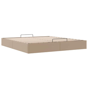 Οθωμανικό κρεβάτι χωρίς στρώμα Cappucino 80x200 cm Faux Leather