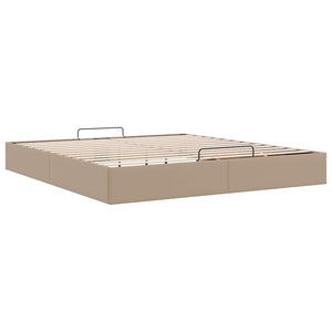 Οθωμανικό κρεβάτι χωρίς στρώμα Cappucino 80x200 cm Faux Leather