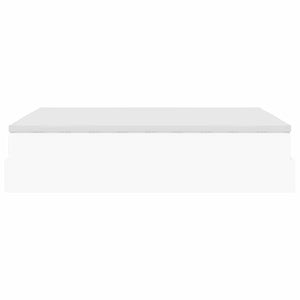 Οθωμανικό κρεβάτι με στρώμα Λευκό 140x190cm Faux Leather