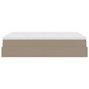 Οθωμανικό κρεβάτι με στρώμα Cappucino 140x190cm Faux Leather - Pakobazaar
