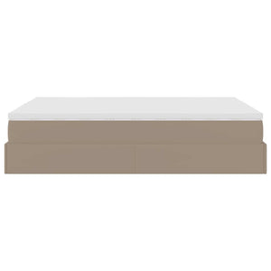 Οθωμανικό κρεβάτι με στρώμα Cappucino 140x200cm Faux Leather - Pakobazaar