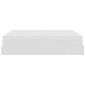 Οθωμανικό κρεβάτι με στρώμα Λευκό 160x200cm Faux Leather - Pakobazaar