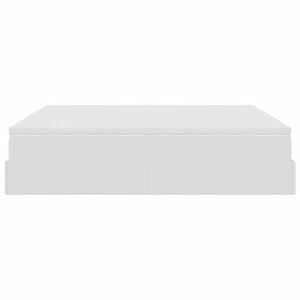 Οθωμανικό κρεβάτι με στρώμα Λευκό 180x200cm Faux Leather