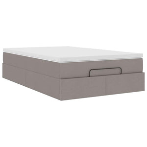 Οθωμανικό κρεβάτι με στρώμα Taupe 120x190 cm Ύφασμα