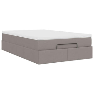 Οθωμανικό κρεβάτι με στρώμα Taupe 120x190 cm Ύφασμα