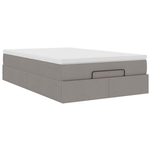 Οθωμανικό κρεβάτι με στρώμα Taupe 120x200cm ύφασμα - Pakobazaar