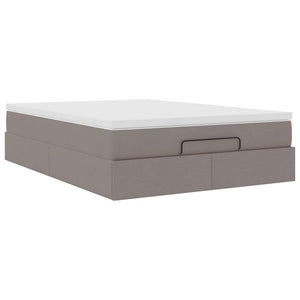 Οθωμανικό κρεβάτι με στρώμα Taupe 140x200cm ύφασμα