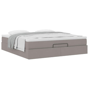 Οθωμανικό κρεβάτι με στρώμα Taupe 180x200cm ύφασμα