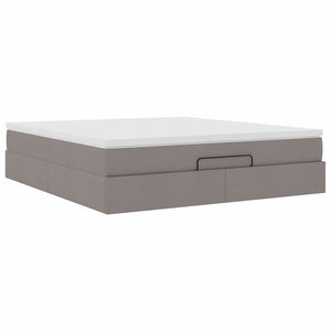 Οθωμανικό κρεβάτι με στρώμα Taupe 180x200cm ύφασμα