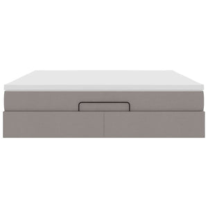 Οθωμανικό κρεβάτι με στρώμα Taupe 180x200cm ύφασμα