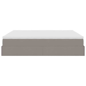 Οθωμανικό κρεβάτι με στρώμα Taupe 180x200cm ύφασμα