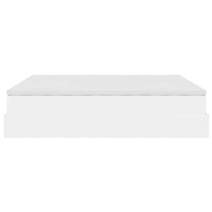 Οθωμανικό κρεβάτι με στρώματα Λευκό 180x200cm Faux Leather - Pakobazaar