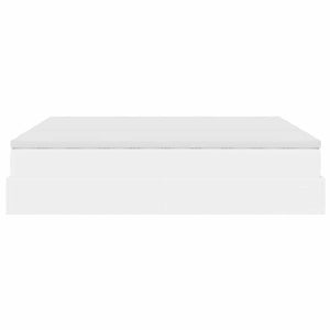 Οθωμανικό κρεβάτι με στρώματα Λευκό 200x200cm Faux Leather - Pakobazaar