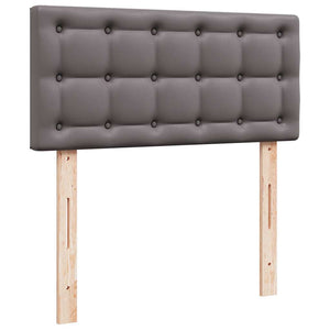 Οθωμανικό κρεβάτι με στρώμα Γκρι 80x200cm Faux Leather - Pakobazaar