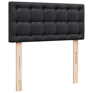 Οθωμανικό κρεβάτι με στρώμα Μαύρο 100x200cm Faux Leather - Pakobazaar