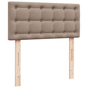 Οθωμανικό κρεβάτι με στρώμα Cappucino 100x200cm Faux Leather - Pakobazaar