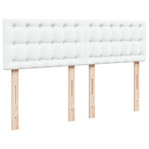 Οθωμανικό κρεβάτι με στρώμα Λευκό 140x200cm Faux Leather - Pakobazaar