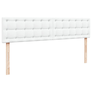 Οθωμανικό κρεβάτι με στρώμα Λευκό 180x200cm Faux Leather